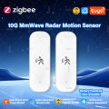 Zigbee 10G MmWave Radar Motion Sensor Tuya Smart Human Motion Sensor with illuminance Temperature Humidity Support Zigbee2MQTT. 