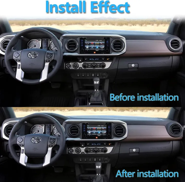 For%202016-2023%20Tacoma%20A/C%20Vent%20Ring%20Outer%20Cover%20Air%20Conditioning%20Outlet%20Trim%20Decoration%20Toyota%20Tacoma%20Accessories%204%20Piece%20Kit%20-%20Image%205