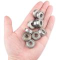 10pcs 608ZZ 608RS Deep Groove Ball Bearing 8*22*7 8x22x7 MM Double Shielded Miniature High-carbon Steel Single Row 608ZZ ABEC-7. 