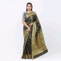 Saree semi katan saree without blouse pice  for women's. 