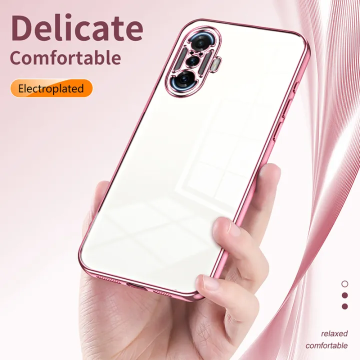 For%20Redmi%20K40%20Gaming/Xiaomi%20POCO%20F3%20GT%20Phone%20Case,%20Electroplated%20Transparent%20Silicone%20Soft%20Shell%20Back%20Cover%20-%20Image%205