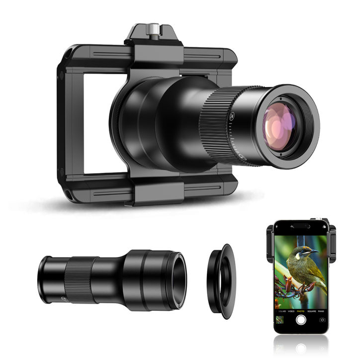 APEXEL 2in1 Telephoto Macro Lens Observation 6X Lens for IPhone/Android Phones Shooting Mobile Phone Lens Accessories