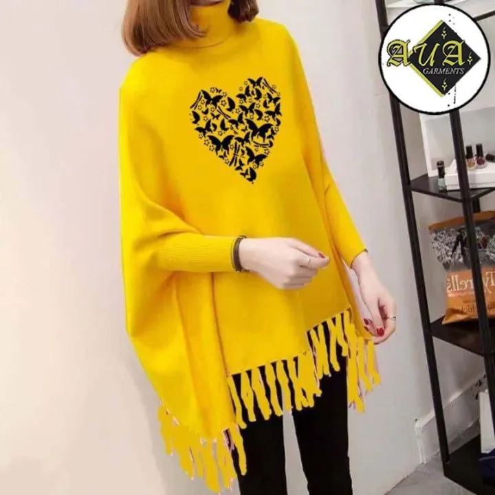 Fleece%20Poncho%20For%20Women%20%7C%20Winter%20Collection%20Woman's%20Printed%20Poncho%20For%20Girls%20%7C%20Winter%20Fashion%20Coffee%20Printed%20Poncho%20Sweater%20Poncho%20Style%20Top/Shirt%20For%20Girls%20-%20Image%206