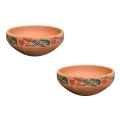 clay bowl(mitti ki piali)_Traditional unglazed terracotta bowl(450 ml). 