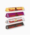 Toblerone Chocolate Bar, Enjoy Toblerone, The Iconic Triangular Chocolate from Switzerland (Pack of 4 Milk, Dark, White, Fruit & Nut). 