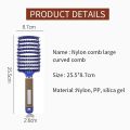 Hair Brush Hair Comb Detangling Hair Brush Bristle&Nylon Women Wet Massage Comb Curly Hairdressing Salon Styling Tools. 