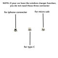 15W Fast Charging Wireless Charger Car Mount Phone Holder Automatic Clamping For 2013-2020 Ford KUGA.