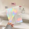 10PCS A5 Laser Rainbow Star Binder Sleeves 1/2/4Pockets Transparent Inside Page of Album 6 Ring Refill Inner Page Photocard Kpop. 