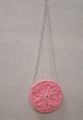 crochet round purse. 