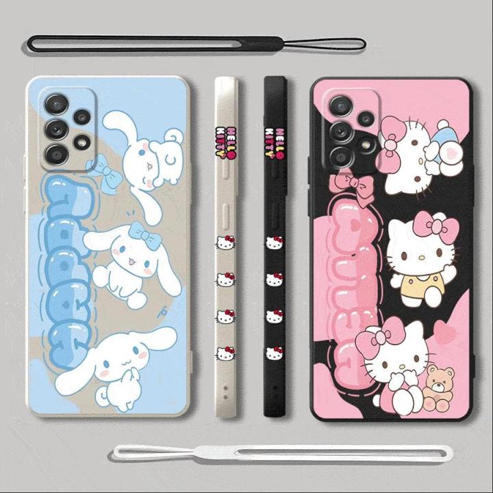 Cinnamoroll Phone Case for Samsung Galaxy A20 A31 A51 A71 A10 A20s A30 A50 A50s A02 A03 A04 A06 A72 4G A73 5G Cover