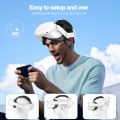 HUADAI design Comfort Head Strap AccessoriesCompatible with Oculus/Meta Quest 2/3/ 3S, Elite Strap Replacement  VR Accessories. 