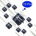 10 Pcs 10A10 Diode – 10A 1000V Silicon Rectifier Diodes 10 Ampere Axial Lead Rectifier and multipurpose. 