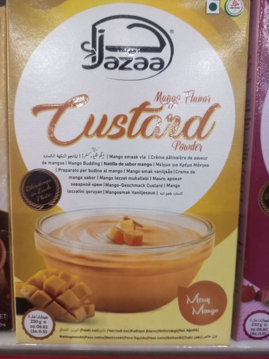 IJAAZA manga flavor custard powder 250grams