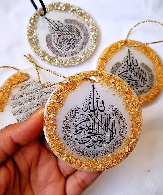 Car Hangings | Dua-e-safar Car Hanging | Ayat-ul-Kursi Car Haning Regular