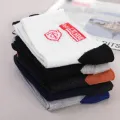 5Pairs Breathable Cotton Sports Stockings Men Bamboo Fiber Autumn and Winter Men Socks Sweat Absorption Deodorant Business Sox. 