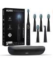 Agaro Electric ToothBrush , Model Cosmic Plus , Sonic Type , Rechageable Type , 5 Mode , 5 Brush Heads , 1 Interdental Head And Carry Case. 