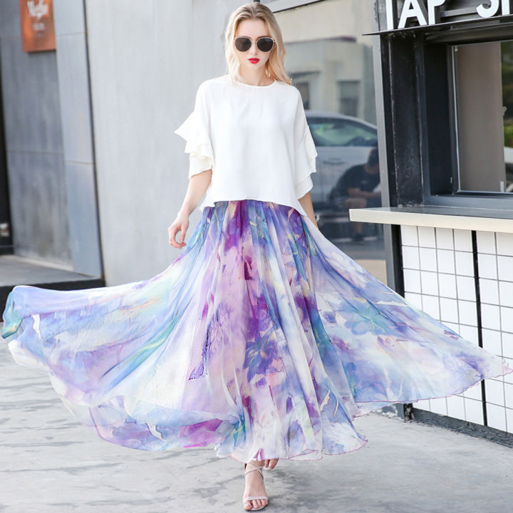 Summer%20Chiffon%20Leopard%20Print%20Holiday%20Bohemia%20Maxi%20Skirt%20Vacation%20Beach%20Korean%20Elastic%20Waist%20Long%20Skirts%20For%20Woman%20boho%20-%20Image%205