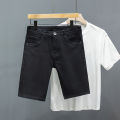 New Men's Summer Straight Denim Shorts Cotton Washed Breathable Fashion Short Jeans Casual Korean Comfortable Male Shorts.