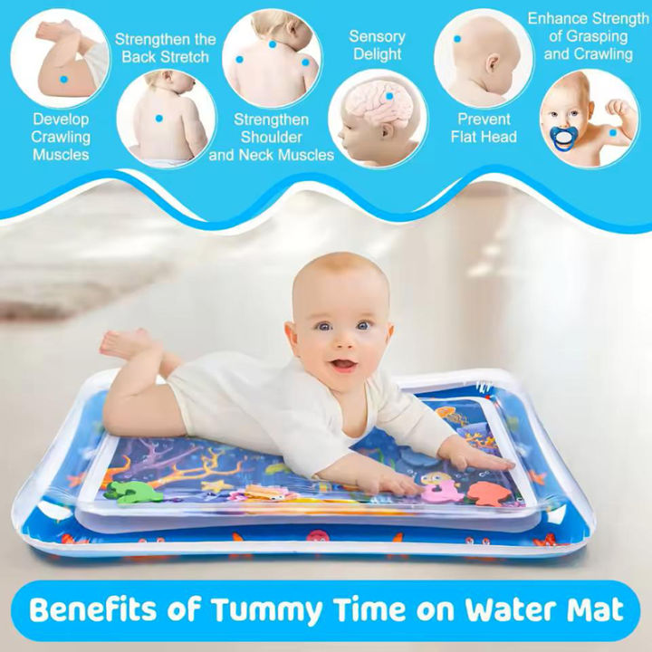 Water%20Mat%20for%20Babies%20Inflatable%20Activity%20Center,%20Baby%20Water%20Mat%20for%203%206%209%2012%20Months%20Infants%20Baby%20Toys%20for%20Toddlers,%20Promote%20Bab%20-%20Image%202