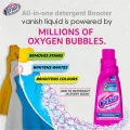 Vanish All in One Liquid Detergent Booster - 400 ml, Removes Stains, Whitens Whites and Brightens Colors. 