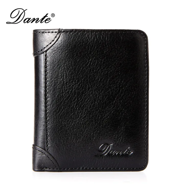 Dante%20Leather%20Men's%20Wallets%20RFID%20Anti-theft%20Brush%20Degaus%20Head%20Layer%20Cowhide%20Retro%20Casual%20Vertical%20Money%20Bag%20Money%20Two%20fold%20Clips%20-%20Image%206