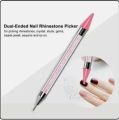 Dual Heads Wax Dotting Pen Rhinestones Beads Gem Picker Pick Up Point Drill with Mixed colors Rhine stones. 