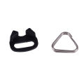 Panasonic Camera 4 Pcs Belt Hook Shoulder Strap Triangle Split Ring Replacement Buckle Accessories Olympus. 