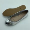 Eilyken Fashion Bowknot Round Toe Women's Flat Comfort Slip-On Ladies Ballerina Single Elegant Mules  Gold Silver Shoes. 