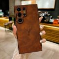 Luxurious Leather Case for Samsung Galaxy S24 Fe S23 Ultra S22 Plus S21 FE Note 20 Ultra  Anti Fall Protection Shell. 