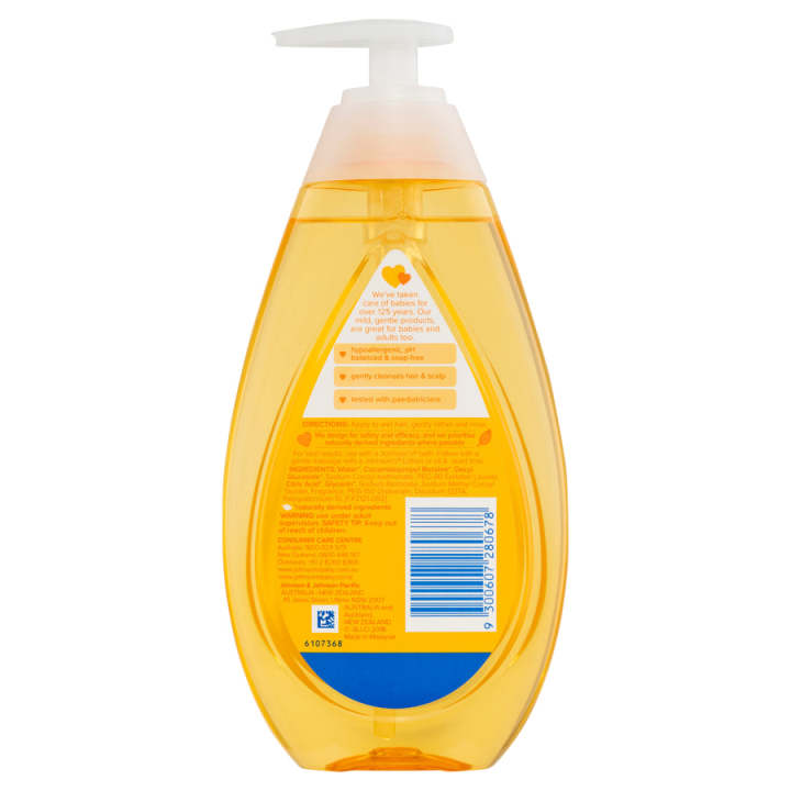 Johnson's%20Baby%20Shampoo%20500mL%20For%20Baby%20Gently%20Cleanses%20Hair%20&%20Scalp,%20-%20Image%203