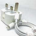 50Watt I-Phone Charger UK Three Pin For I-Phone X To 14 Pro Max Genuine And Quality Product. 