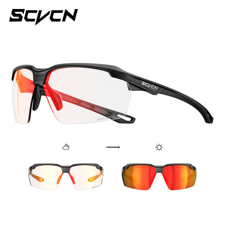 SCVCN%20Photochromic%20Cycling%20Glasses%20Sunglasses%20Outdoor%20Sports%20Skating%20Speed%20Road%20Mountain%20Bike%20Bicycle%20Cycling%20Eyewear%20Goggle%20-%20Image%203