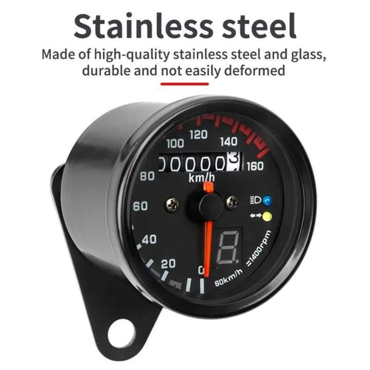 Speedometer with gare counter &led backlight metal case water proof
