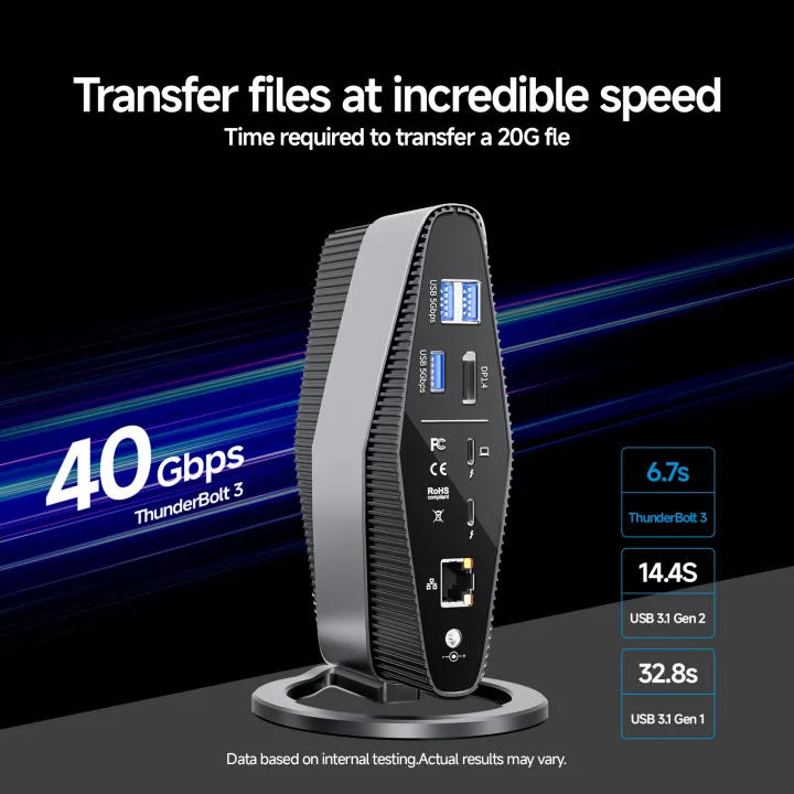PULWTOP%20Thunderbolt%203%20Dock,%20Laptop%20Docking%20Station%20with%20Dual%20Monitor%204K%20Display,%2040Gb/s,%20SD/TF%204.0,%20USB%20A/C%2010Gbps%20-%20Image%205