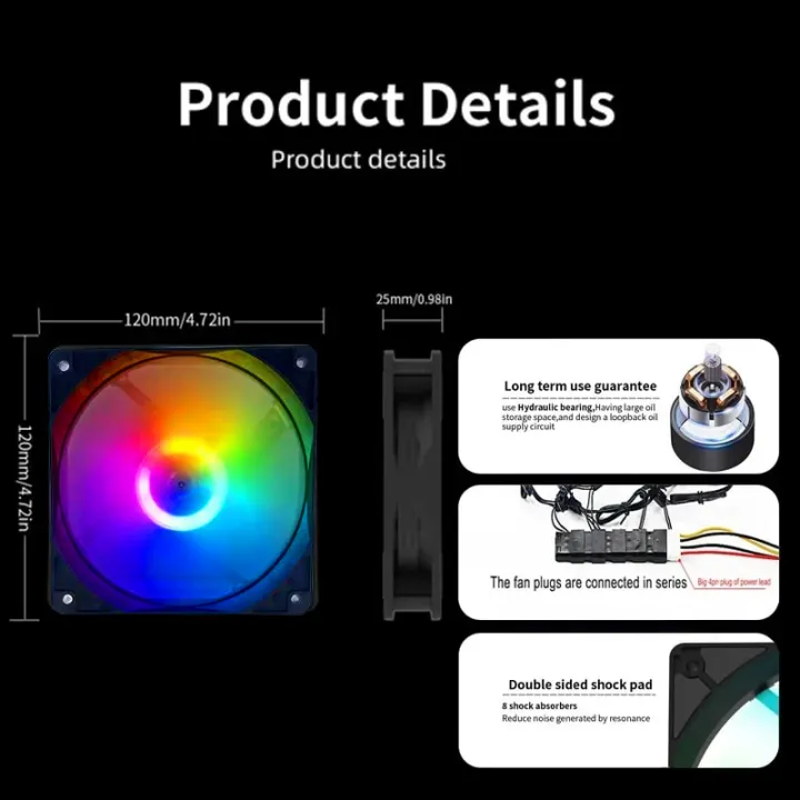 PC%20Case%20Fan%20120mm%204in%2012V%20RGB%20Cyclic%20Mirror%20Light%20Effect%20For%20Desktop%20Computer%20Radiator%20Case%20Cooling%20fan%20-%20Image%206