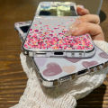 Love Heart Pattern Clear Phone Case For Samsung Galaxy Z Flip 7 FE 6 5 4 3 Transparent Folding Cover For Samsung Z Flip5 Flip6. 