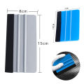 2Pcs Car Vinyl Wrap Felt Squeegee with Replaceable Felts Film Stickers Decals Wallpaper Applicator Scraper Window Tinting Tool.