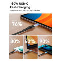 2 in 1 Retractable USB C Cable 60W, USB C to Type C/Lightning Fast Charging & Data Sync for iPhone 16/15/14/13 Android & More. 