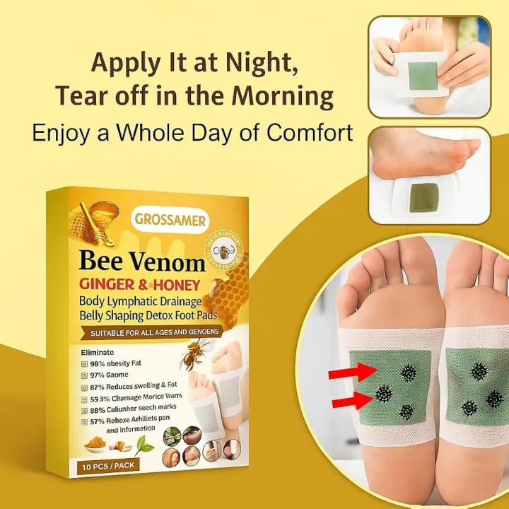 Bee%20Venom%20Detox%20Foot%20Pads%20%7C%20Premium%20Pads%20to%20Feel%20Better,%20Sleep%20Better%20&%20Relieve%20Stress%20%7C%20Organic%20Foot%20Patches%20-%20Image%202