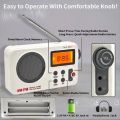 boutique Retro Radio Battery Operated FM AM ,SW World Receiver Radio Large lCD Display/Time/Alarm Clock, Multi band Radio. 