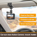 Quick Clip Mount with Universal Ball J Hook Compatible for  Hero 12 11 10 9 8 7 6 5 Black, Osmo Action 3,AKASO and More. 