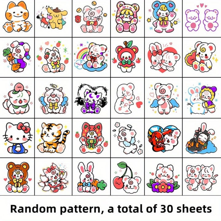30%20Sheets%20Cute%20Little%20Animals%20Tattoo%20Patch%20Tattoo%20Sticker%20Waterproof%20Long%20Lasting%20Arm%20Party%20Temporary%20Tattoo%20-%20Image%202
