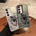 Robot Heart Phone Case For Samsung S25 S24 S23 S22 S21 S20 FE Ultra Plus Laser Hard PC+TPU Cases Back Cover-S542P1. 