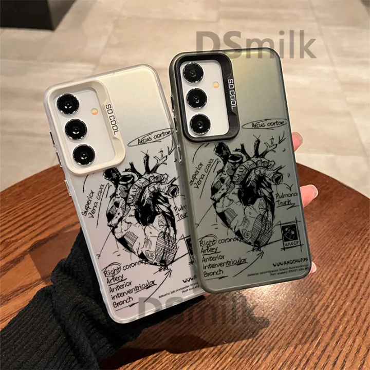 Robot%20Heart%20Phone%20Case%20For%20Samsung%20S25%20S24%20S23%20S22%20S21%20S20%20FE%20Ultra%20Plus%20Laser%20Hard%20PC+TPU%20Cases%20Back%20Cover-S542P1%20-%20Image%204