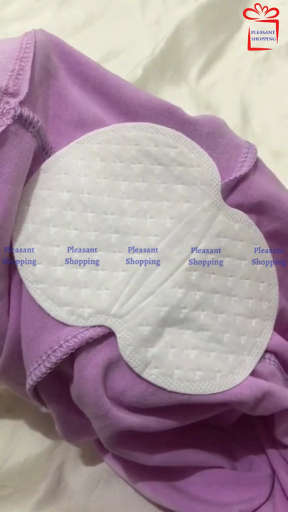 Disposable Underarm Sweat Pads for Men & Women | Anti-Sweat Cotton Pads | Odor-Control, Anti-Bacterial, Hypoallergenic, Highly Absorbent Pack of 10 pcs