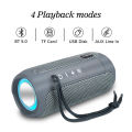 TG227 Outdoor Speaker Waterproof Wireless Bass Subwoof Loudspeaker Box Support TF Card FM Radio Aux Input With LED Light. 