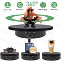 USB-Powered Rotating Turntable with 3 Speed Modes 360° Motorized Display Stand for Product Photography Jewelry&Video Shooting. 