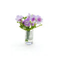 1 Dollhouse Miniature Flower Glass Vase: 1/12 Mini Simulation Flower Plant Vase Decorative Model.