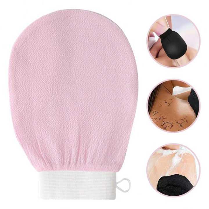 Moroccan Exfoliating Gloves 1pcs - Dead Skin Remover - Exfoliating Bath Washcloth Scrub Mitt for Body - Exfoliating Massage Mitt Back  Scrubber Glove.