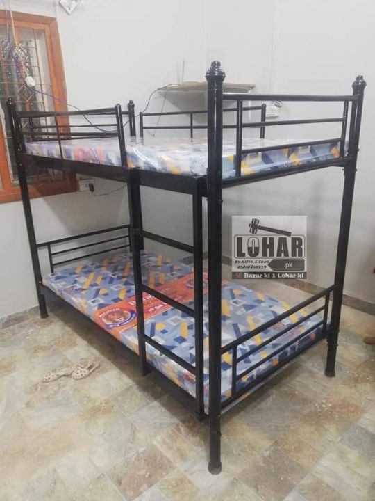 Metal Bunker Bed (Double Storey) / Double Dacker Space Saving Iron Bunk Bed